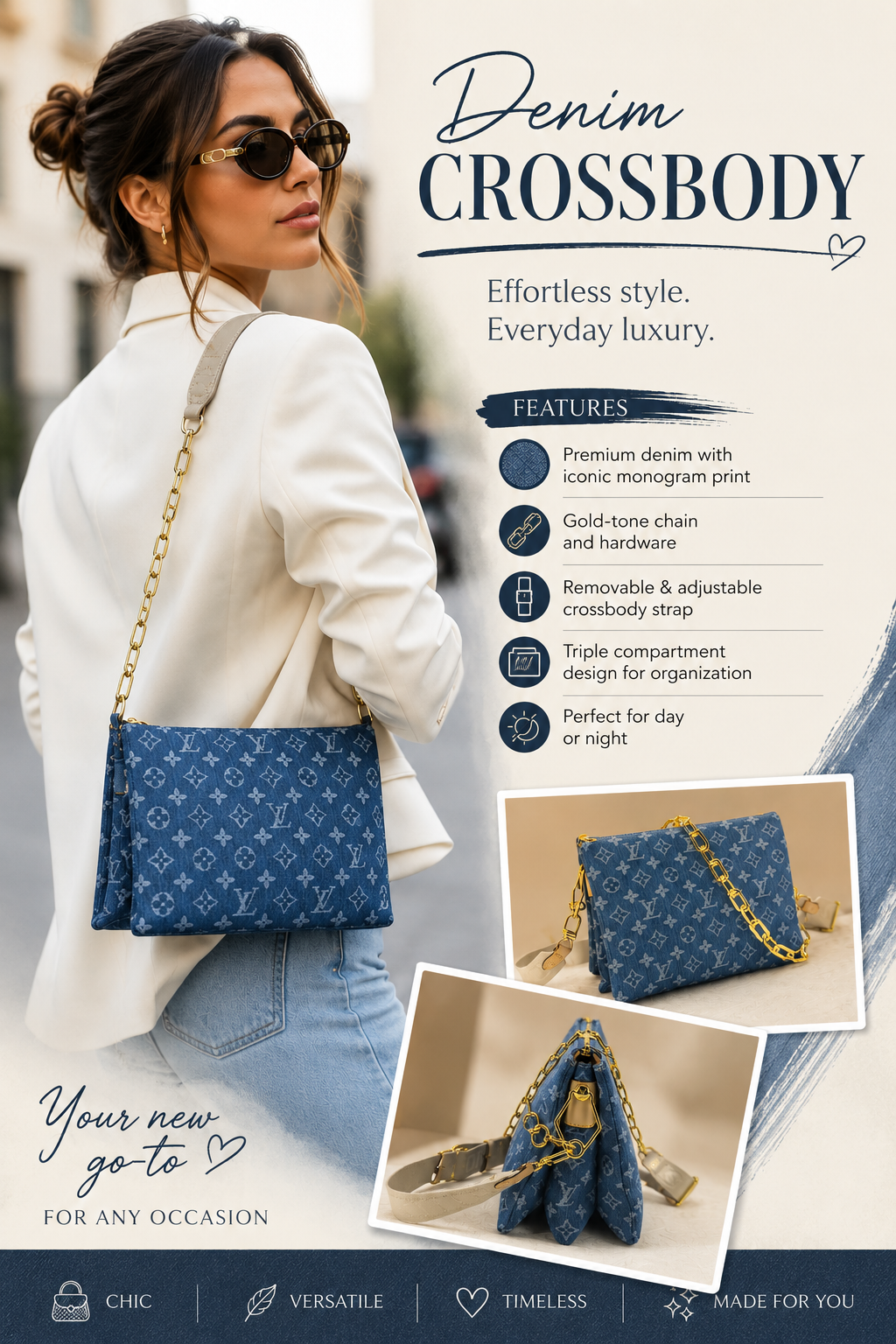 Denim Crossbody